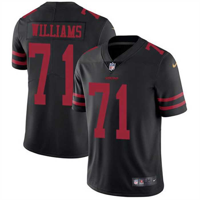 Men & Women & Youth San Francisco 49ers #71 Trent Williams Black Vapor Untouchable Limited Stitched Football Jersey,We sell and wholesale Men & Women & Youth San Francisco 49ers #71 Trent Williams Black Vapor Untouchable Limited Stitched Football Jersey on line form chian!